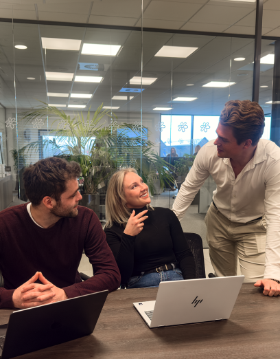 Samenwerking tussen het marketing team